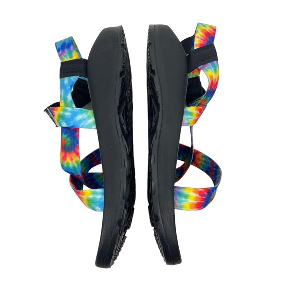 Chaco Z/1 Classic Tie Dye Sandals Adjustable Z Strap Men Size 13 - Picture 4 of 10